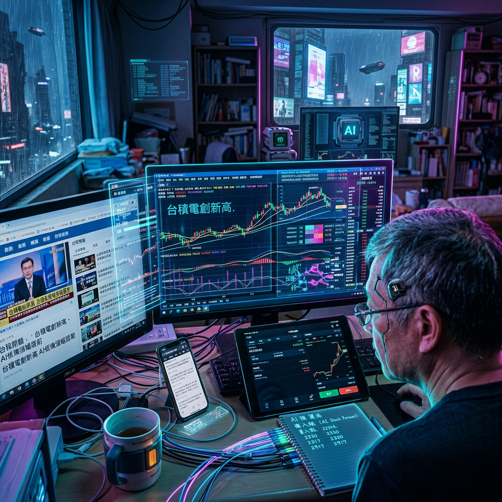 AI era retail stock investor scene