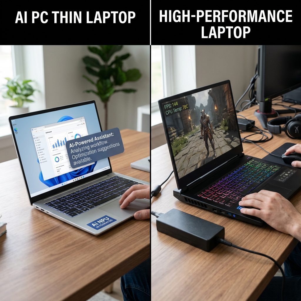 AI PC 厚機不代表落後，薄機也不代表不夠強